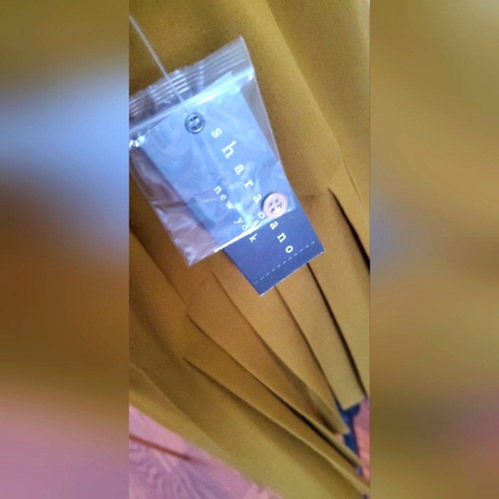 Sharagano Olive Long Sleeve Dress - Picture 6 of 13